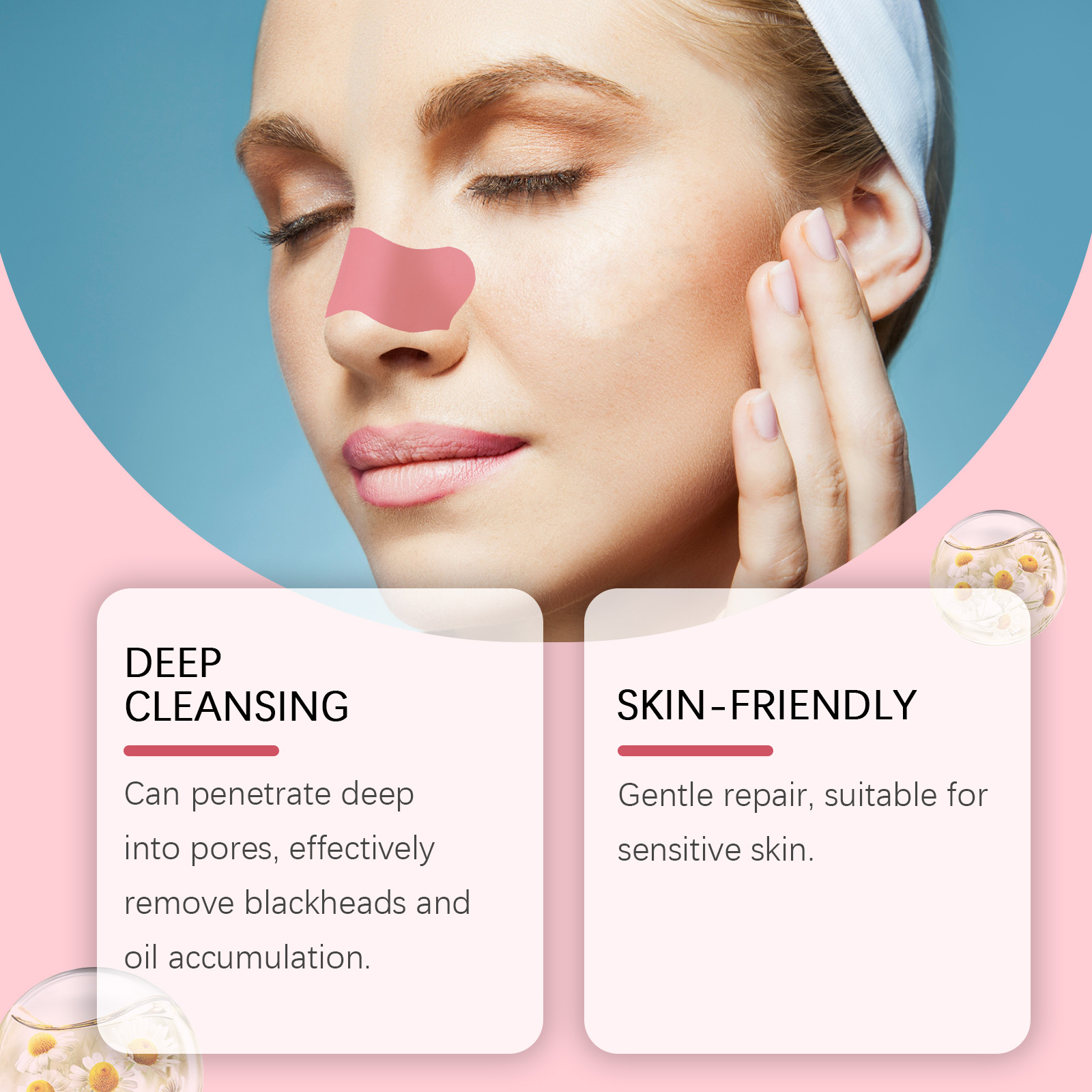Blackheads Removal Nose Strips - Skincare Oil Control review and price