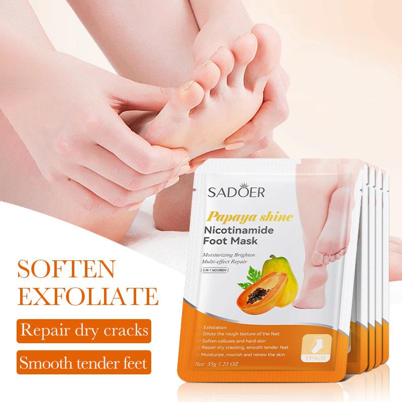 1 Pairs SADOER Fruits Foot Mas - Skincare Exfoliating review and price