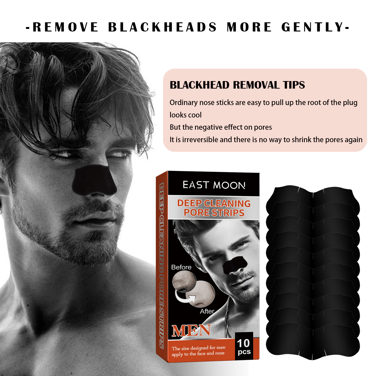 10-100Pcs Nose Blackhead Stick - Skincare Exfoliating review and price