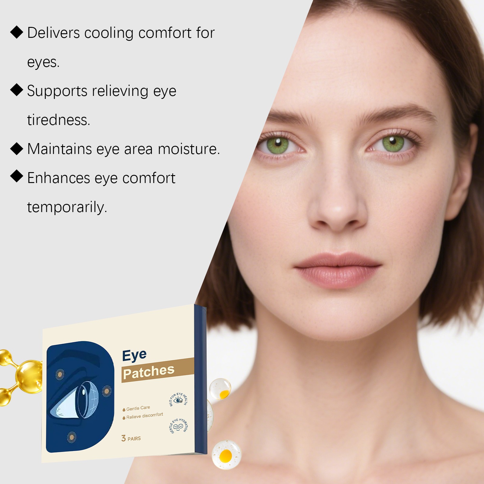 Mint Eye Soothing Patch Provid - Skincare Herbal review and price