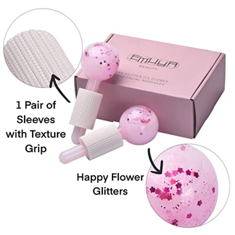 Ice Globes for Facials Facial  - Skincare Pink review and price