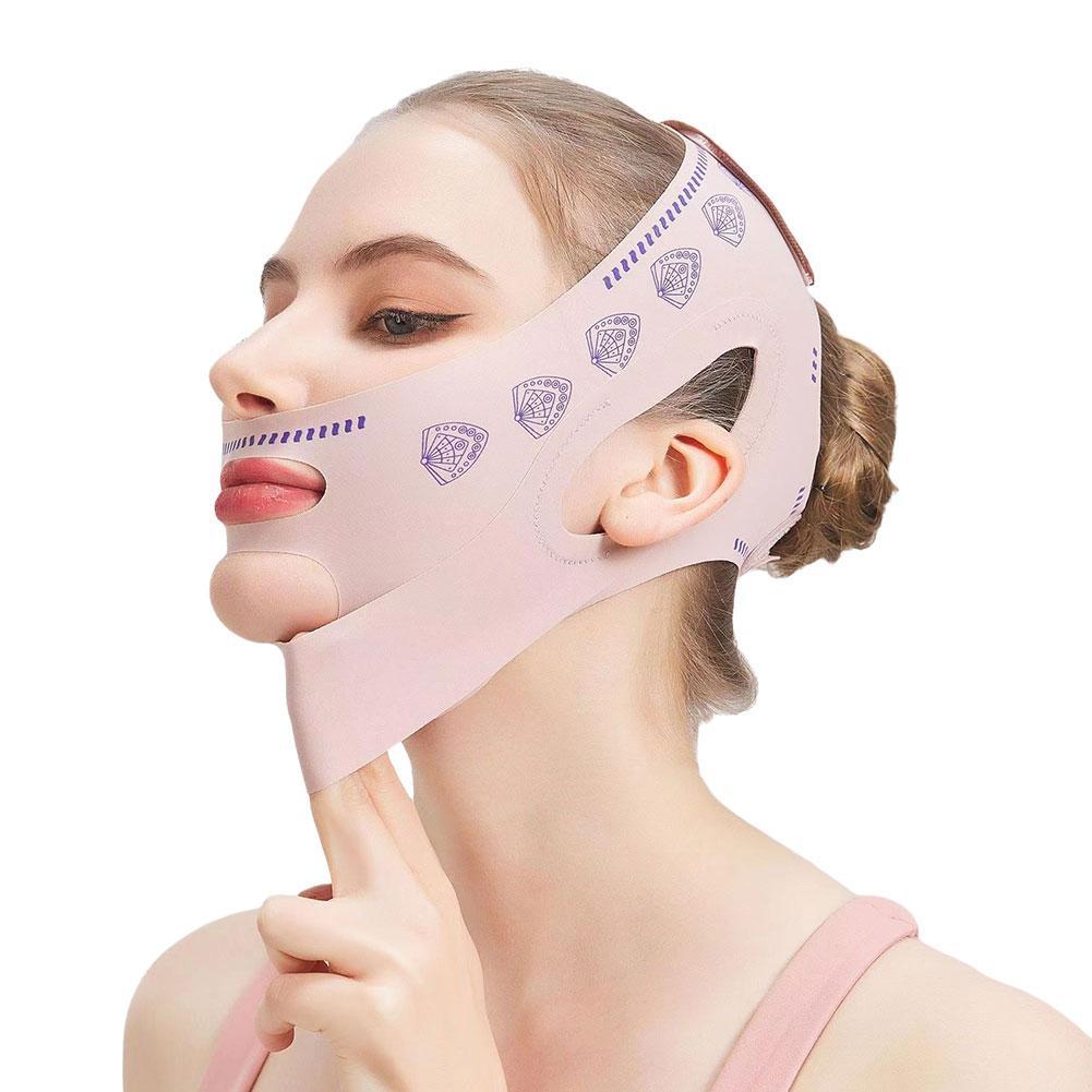 Double-deck Face Slimming Band - Skincare Pink review and price