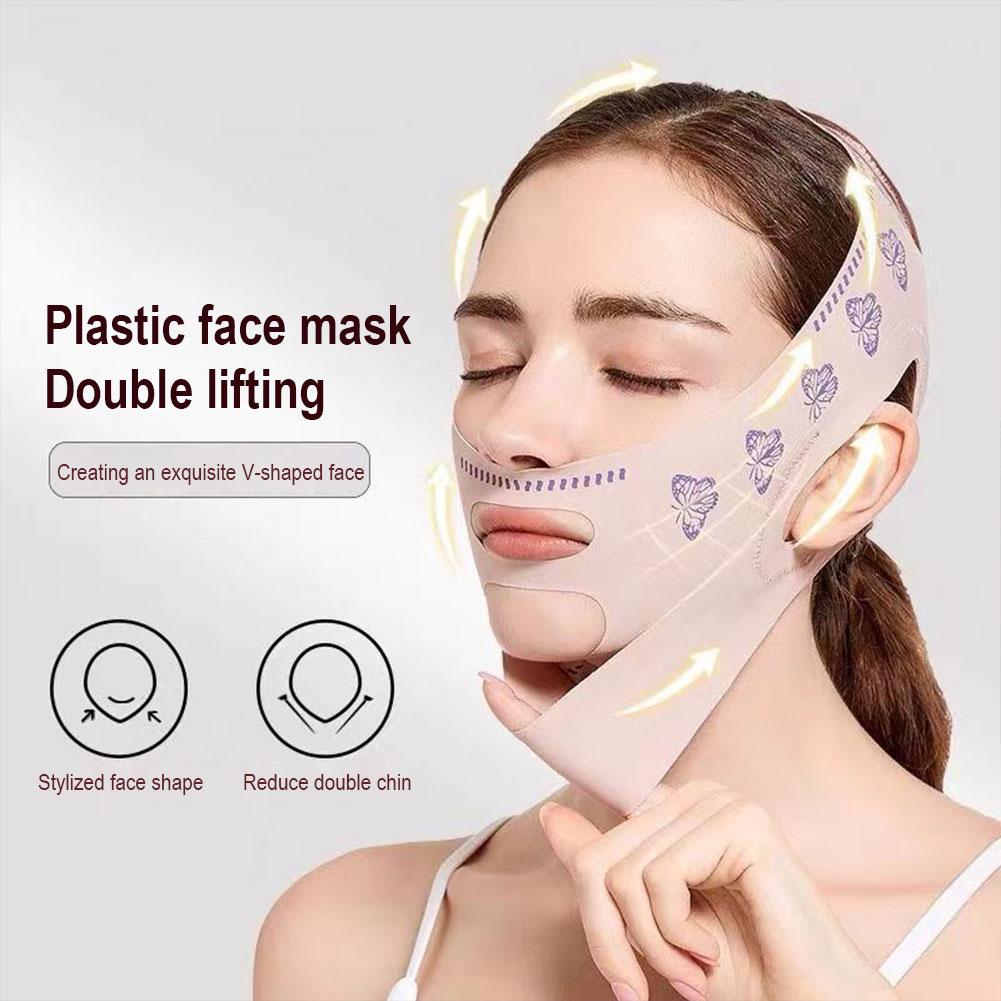 Double-deck Face Slimming Band - Skincare Pink review and price