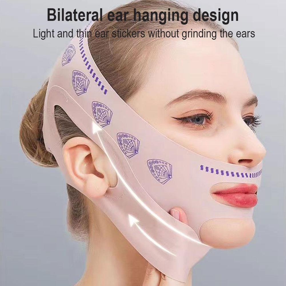 Double-deck Face Slimming Band - Skincare Pink review and price
