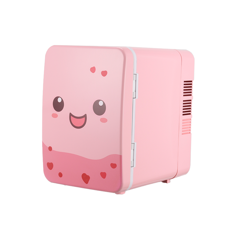 Pink  4 L Fridge Mini Beauty F - Skincare Pink review and price