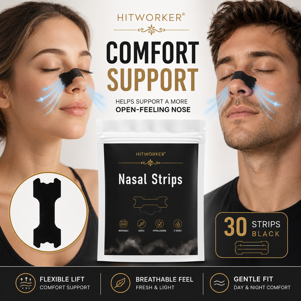 HITWORKER Black Nasal Strips B - Skincare Oil Control review and price
