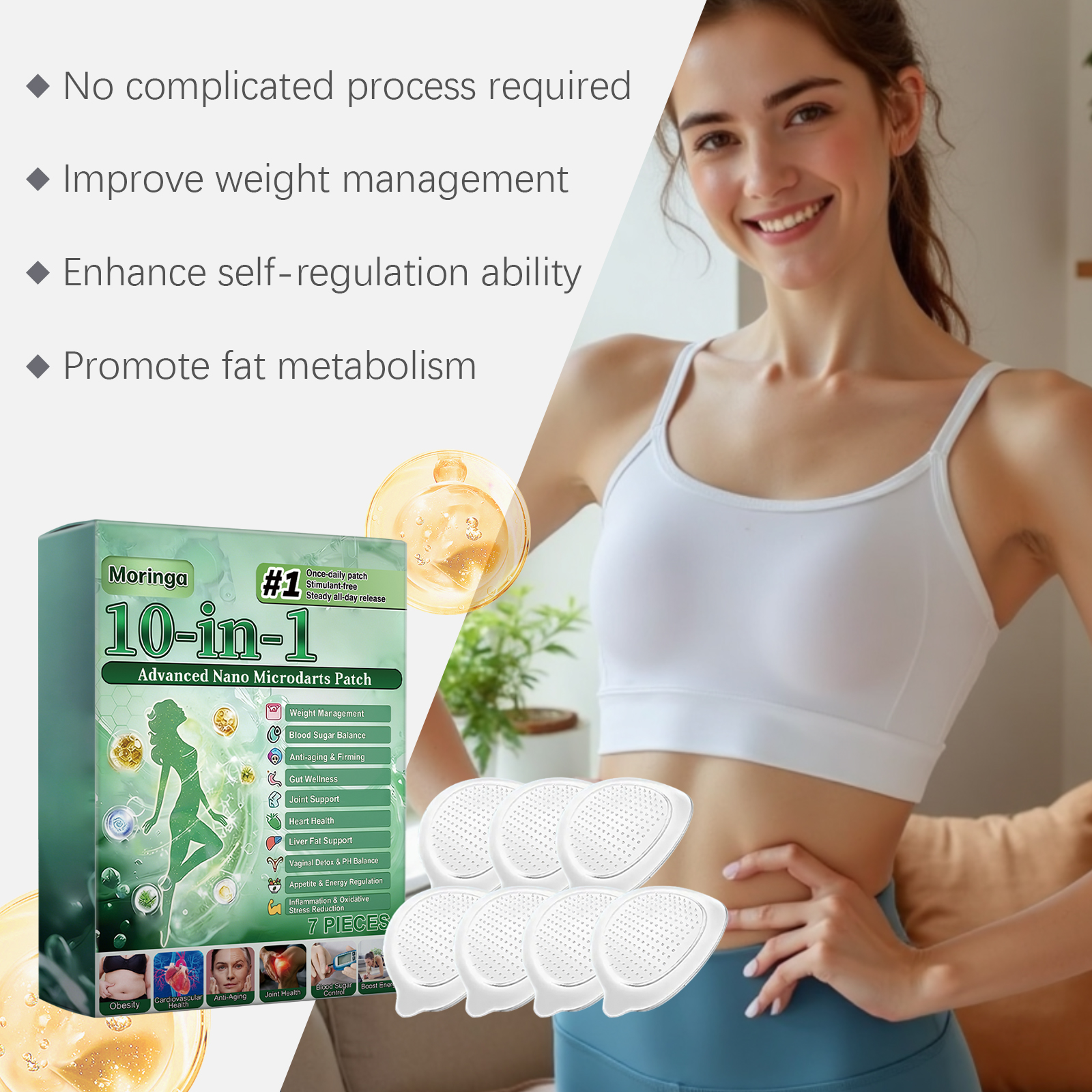 10in1 Moringa Microdart Patch  - Skincare Oil Control review and price