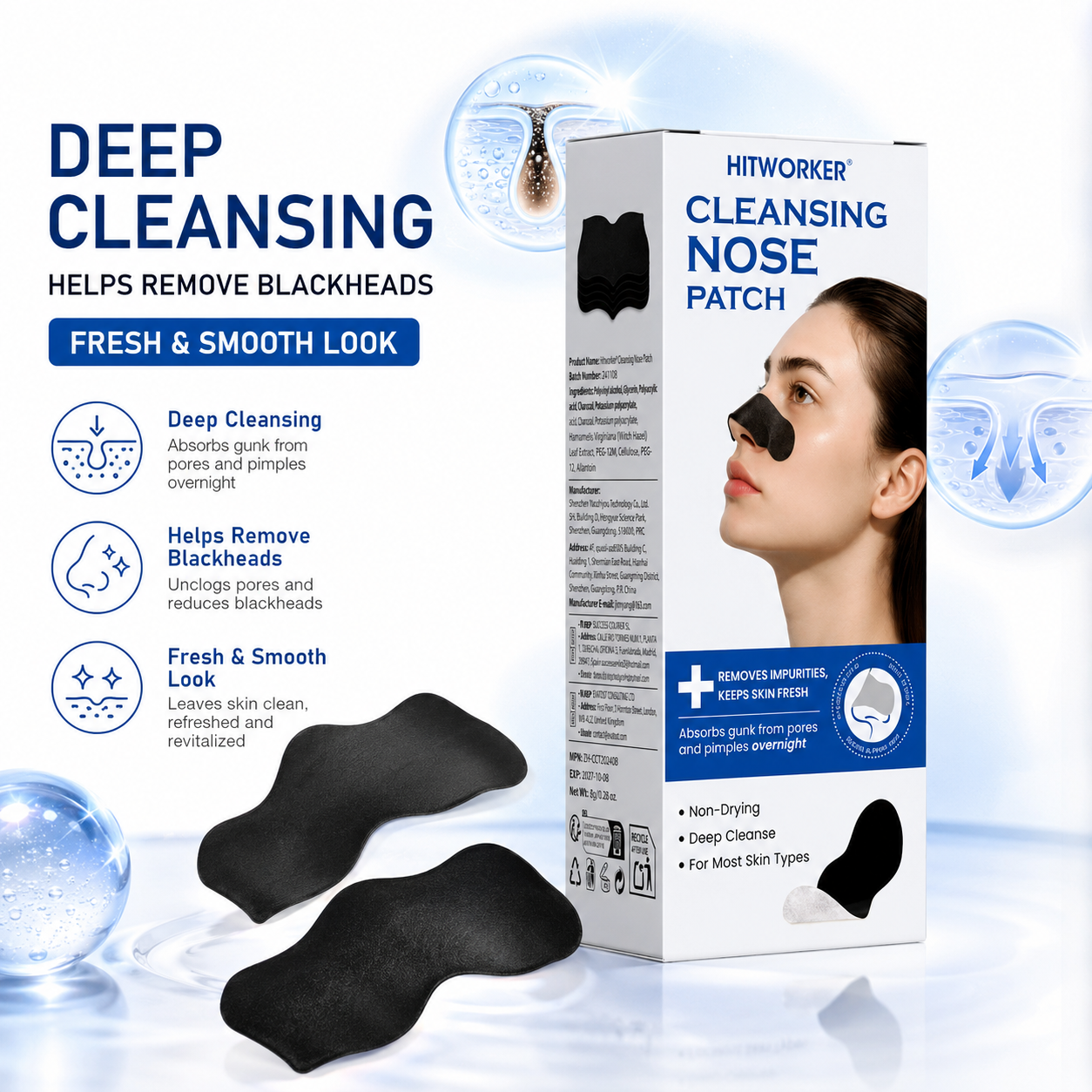 HITWORKER Blackhead Remover No - Skincare Oil Control review and price