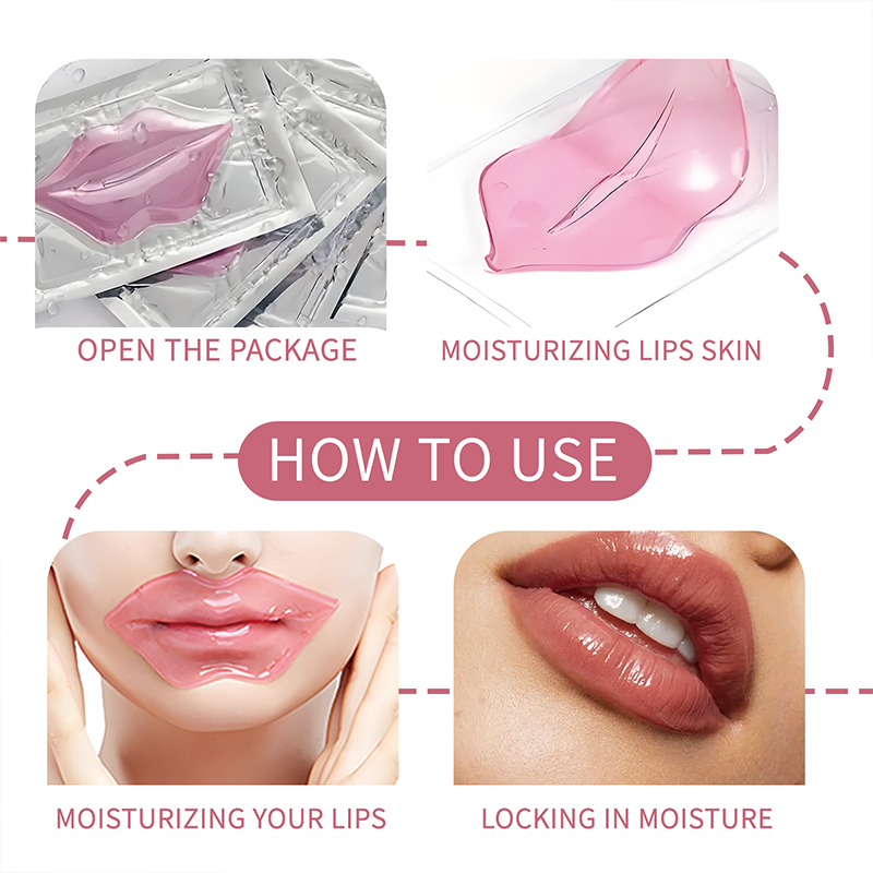 20Pcs/Box Pink Lips Masks Shee - Skincare Pink review and price