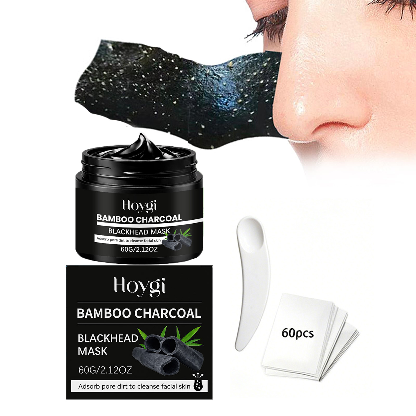 Bamboo Charcoal Blackhead Mask - Skincare Exfoliating review and price