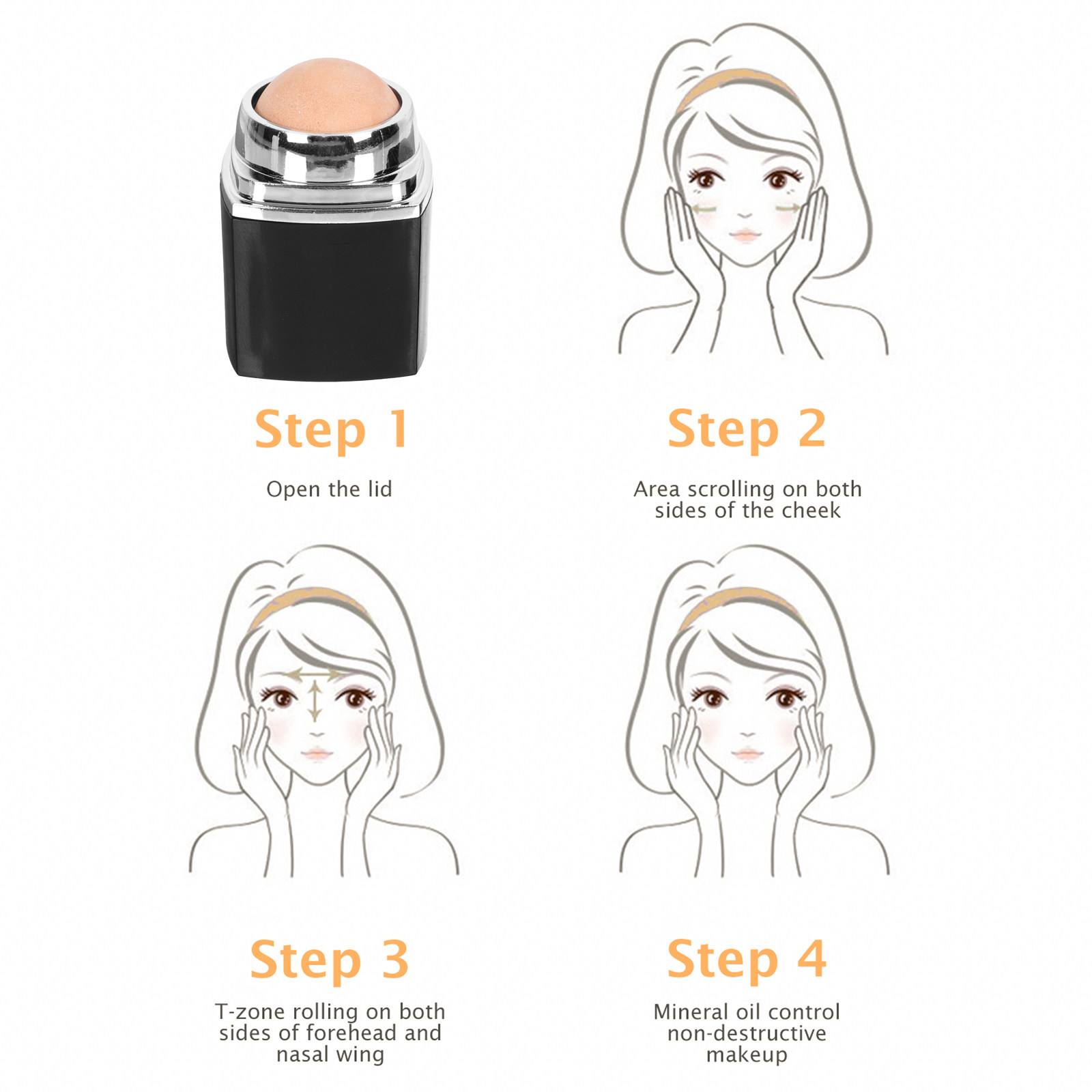 1Pcs Facial Oil Absorbing Ball - Skincare Oil Control review and price