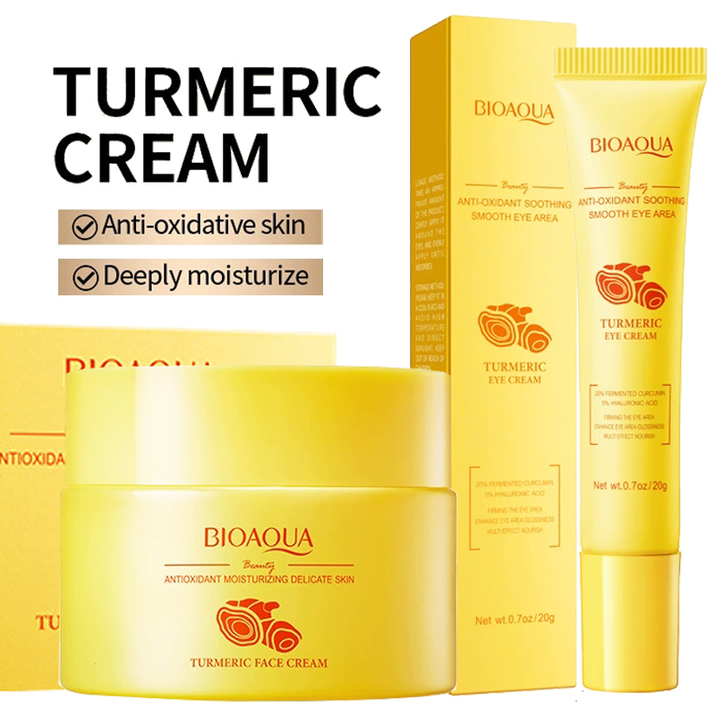 BIOAQUA Turmeric Skin Care Set - Skincare Oil Control review and price