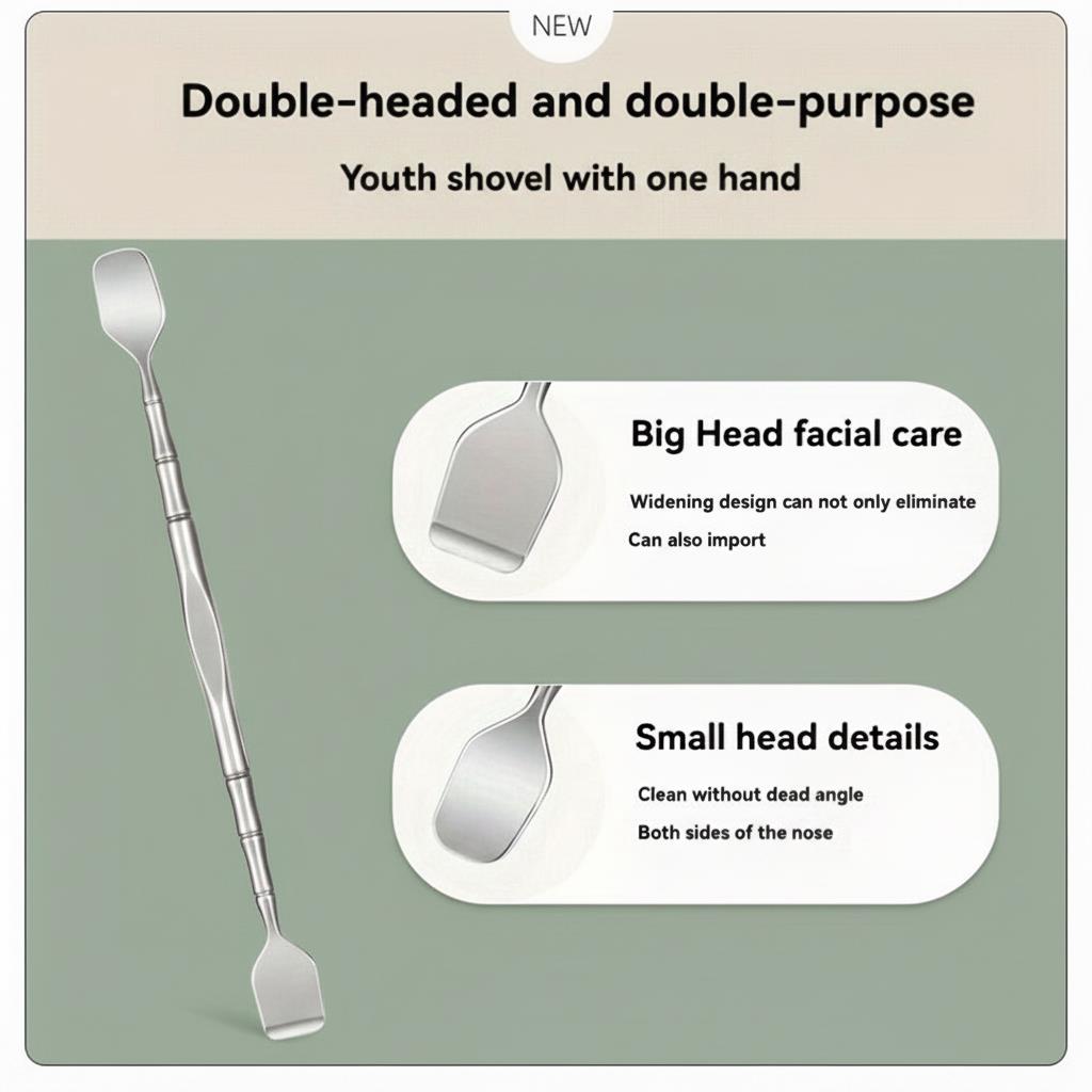 1Pcs Double-Ended Blackhead Re - Skincare Exfoliating review and price