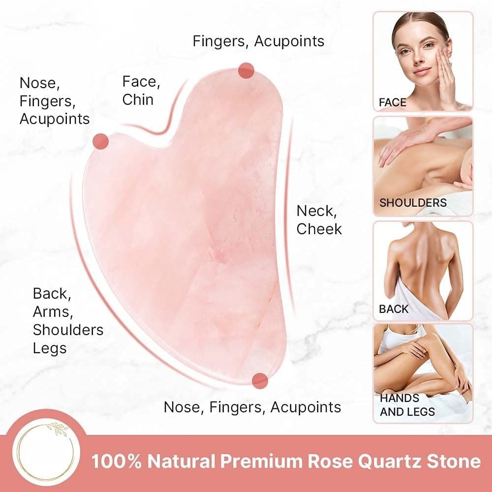 Gua Sha Jade Stone Gua Sha Mas - Skincare Pink review and price