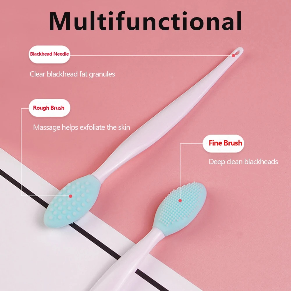 1/4PCS Silicone Facial Cleansi - Skincare Exfoliating review and price
