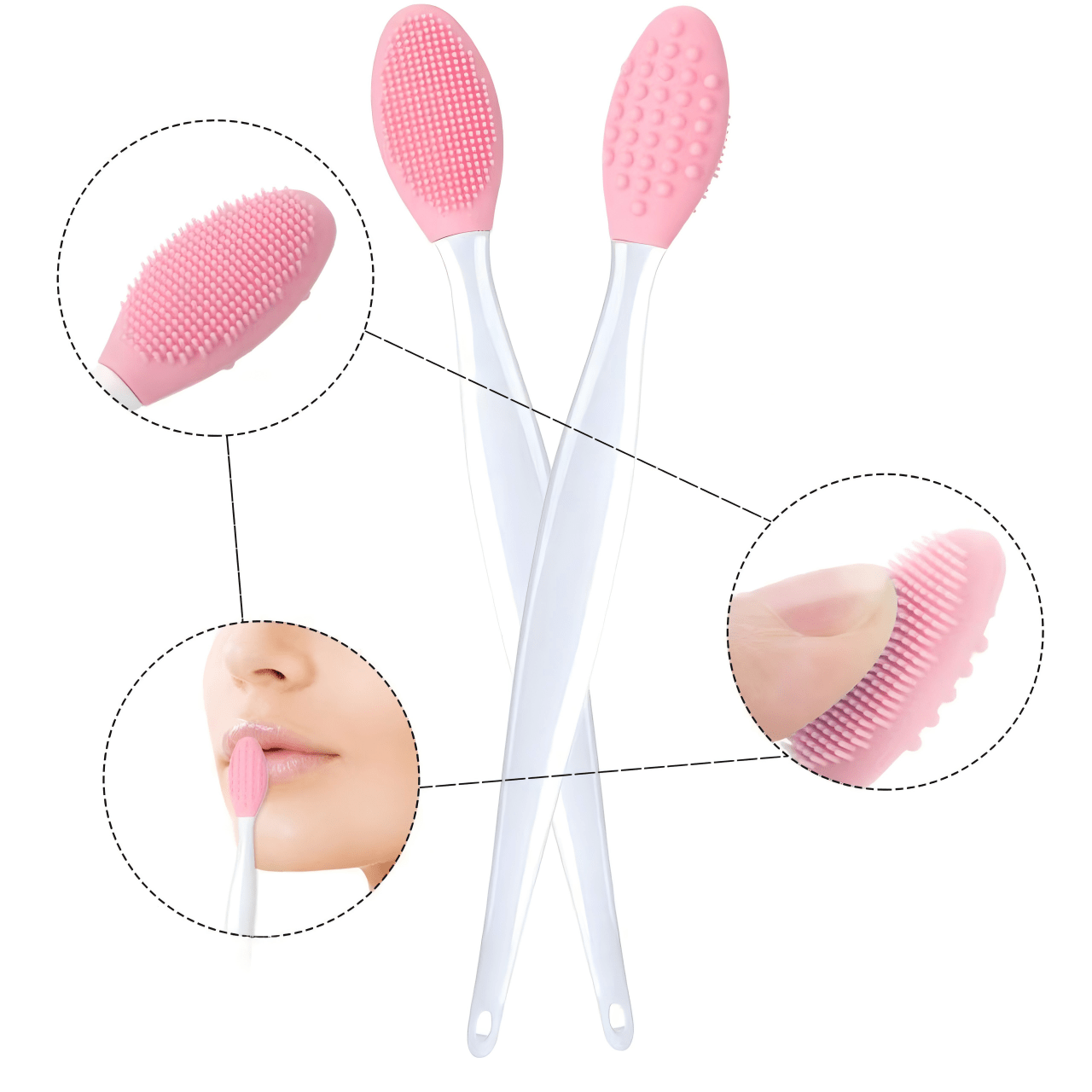 Manual Double Sided Silicone N - Skincare Exfoliating review and price